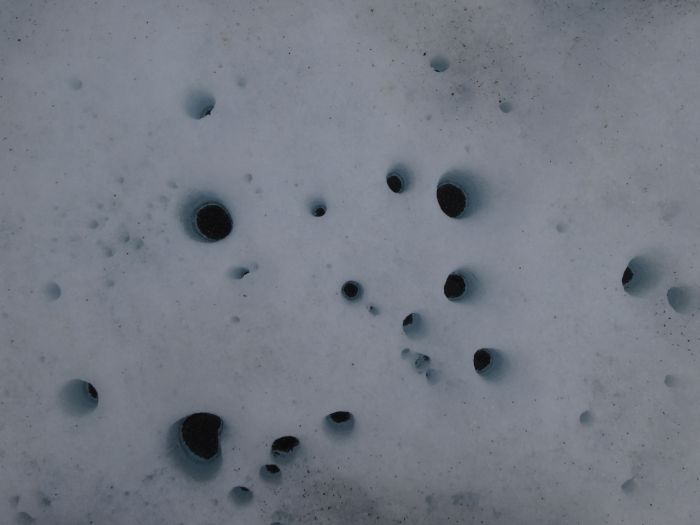 Cryoconite holes