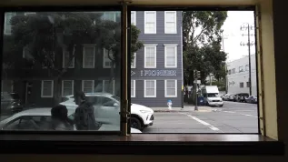 Siedziba główna Open AI w San Francisco, Kalifornia (USA) - widok z okna. EPA/JOHN G. MABANGLO