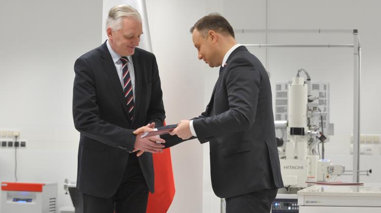 Andrzej Duda, Jarosław Gowin, źródło: foto PAP