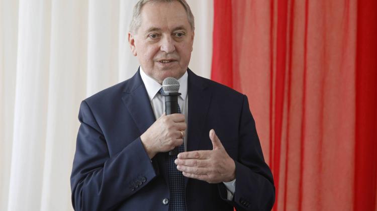 Minister środowiska Henryk Kowalczyk. Fot. PAP/Artur Reszko 15.04.2018