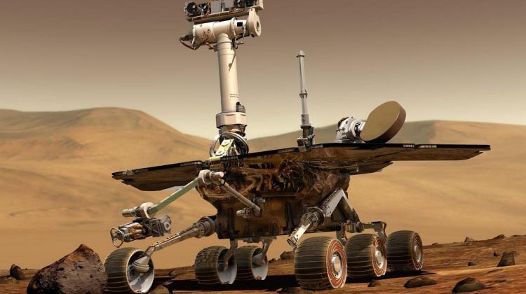 An undated NASA handout image of a Mars Rover. EPA/NASA. UK AND IRELAND OUT