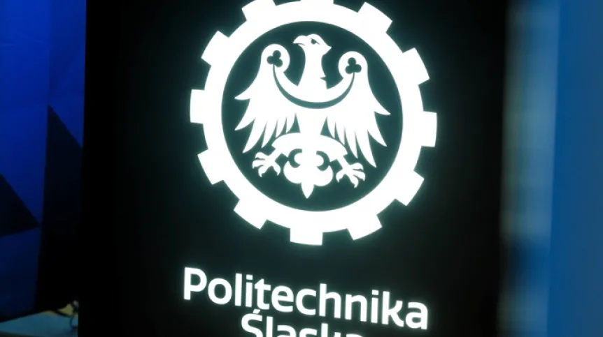 Gliwice, 25.11.2021. Logo Centrum Nowych Technologii w Gliwicach (hb/ibor) PAP/Hanna Bardo