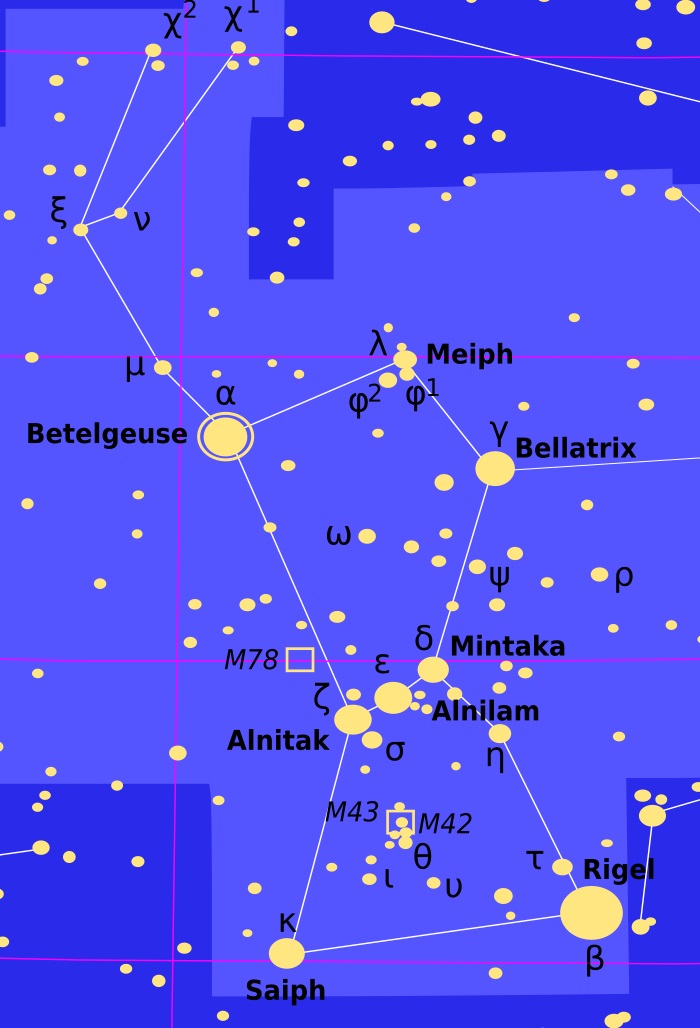 Betelgeza i Rigel