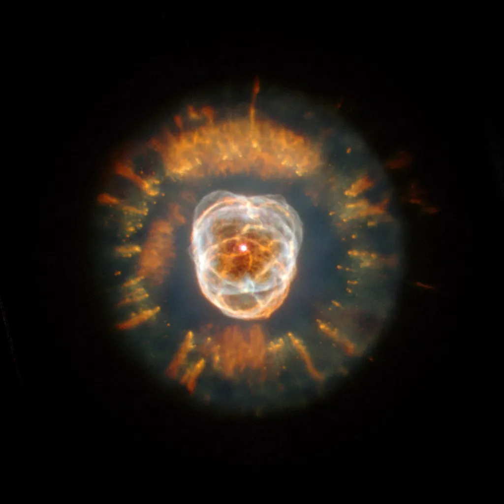 Mgławica Eskimos (HST)  Fot: NASA, ESA, Andrew Fruchter (STScI), and the ERO team (STScI + ST-ECF) - http://www.spacetelescope.org/images/heic9910a/