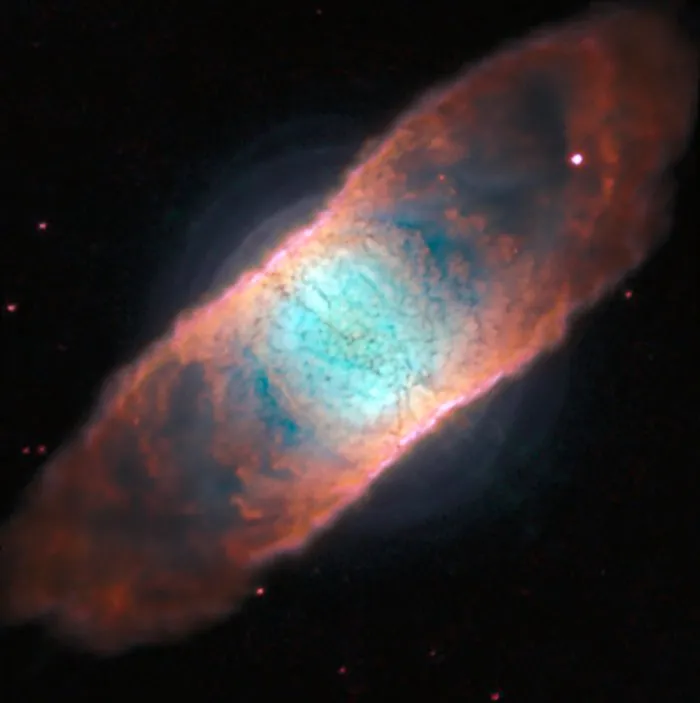 Zdjęcie mgławicy uzyskane przez Very Large Telescope z zamontowanym instrumentem MUSE oraz urządzeniem optyki adaptatywnej AOF (ESO)  Fot: ESO/J. Richard (CRAL) https://www.eso.org/public/images/eso1724a/