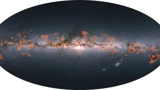 Gwiezdne „rodziny” na mapie Drogi Mlecznej z satelity Gaia. Źródło: ESA/Gaia/DPAC; dane: M. Kounkel &amp; K. Covey (2019).