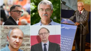 Polscy badacze, którzy otarli się o Nobla. Profesorowie: Aleksander Wolszczan, Andrzej Udalski, Andrzej Trautman, Artur Ekert, Tomasz Dietl. Fot: PAP (z wyjątkiem zdjęcia prof. Ekerta: Public Domain via Wikipedia) 