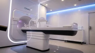 14.05.2024. Otwarcie Pracowni Linac MR, w Zakładzie Radioterapii – Centrum Onkologii w Bydgoszczy, 14 bm. Jest to najnowocześniejszy w Polsce akcelerator do radioterapii. PAP/Tytus Żmijewski