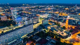 Katowice, widok z drona, Adobe Stock