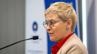 Podsekretarz stanu w MNiSW Maria Mrówczyńska (aldg) PAP/Tytus Żmijewski
