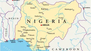 Mapa Nigerii; Adobe Stock