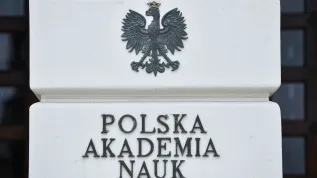 , 07.04.2021. Pałac Staszica w Warszawie, siedziba Polskiej Akademii Nauk. PAP/Radek Pietruszka