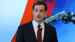 07.03.2025. Prezes Sieci Badawczej Łukasiewicz Hubert Cichocki. PAP/Albert Zawada