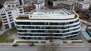 21.02.2024. Siedziba Narodowego Centrum Nauki przy ul. Twardowskiego 16 w Krakowie. PAP/Łukasz Gągulski