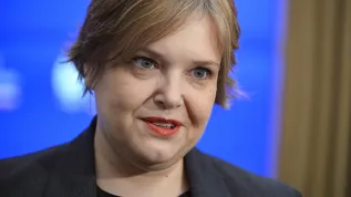 09.06.2025. Wiceminister nauki i szkolnictwa wyższego Karolina Zioło-Pużuk. PAP/Marcin Obara