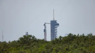 Floryda, 10.06.2025. Stanowisko SLC-40 w Centrum Kosmicznym Johna F. Kennedy’ego na przylądku Canaveral w amerykańskim stanie Floryda. PAP/Leszek Szymański