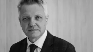 20.02.2025. Dr Robert Staniszewski w siedzibie Polskiej Agencji Prasowej. PAP/Albert Zawada