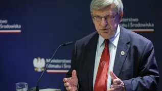  Warszawa, 09.06.2025. Dyrektor Państwowego Instytutu Geologicznego - Państwowego Instytutu Badawczego prof. Krzysztof Szamałek. PAP/Rafał Guz