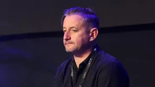  Łódź, 25.10.2025. Ukraiński poeta i eseista Serhij Żadan. PAP/Marian Zubrzycki