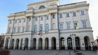 Siedziba PAN oraz Towarzystwa Naukowego w Pałacu Staszica w Warszawie (az/ibor) PAP/ Albert Zawada