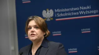 Warszawa, 18.11.2025. Wiceministra nauki Karolina Zioło-Pużuk. PAP/Marcin Obara