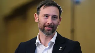 13.04.2026. Astronauta Europejskiej Agencji Kosmicznej Sławosz Uznański-Wiśniewski. PAP/Marcin Obara