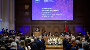 Rektor prof. Krzysztof Wilde podczas inauguracji roku akademickiego 2026/27 na Politechnice Gdańskiej. Fot. materiały prasowe PG