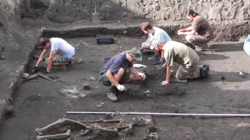 Archeolodzy przy pracy na poznańskiej Śródce. Fot. P. Pawlak 