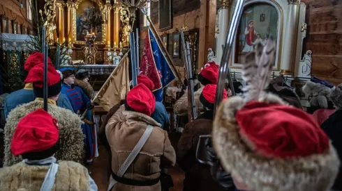  Lublin, 22.01.2023. Obchody 160. rocznicy wybuchu Powstania Styczniowego w Muzeum Wsi Lubelskiej w Lublinie, 22 bm. (aldg) PAP/Wojtek Jargiło