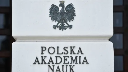 Warszawa, 07.04.2021. Pałac Staszica w Warszawie, siedziba Polskiej Akademii Nauk. Fot. PAP/Radek Pietruszka