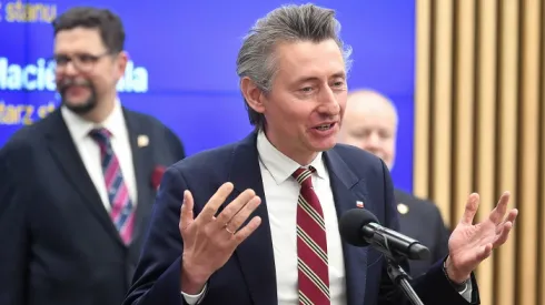 Warszawa, 20.12.2023. Maciej Gdula. PAP/Andrzej Lange