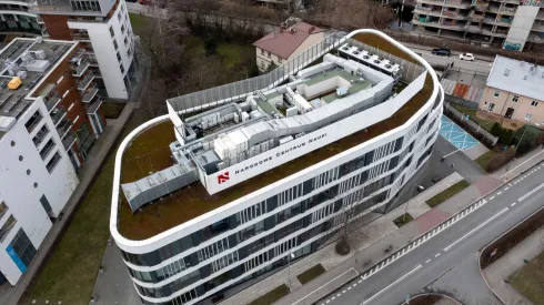 21.02.2024. Siedziba Narodowego Centrum Nauki przy ul. Twardowskiego 16 w Krakowie. PAP/Łukasz Gągulski