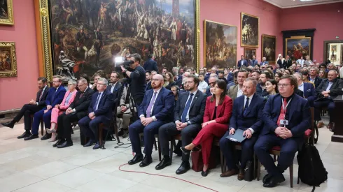 Kraków, 11.05.2026. Inauguracja Gaia AI Factory, infrastruktury sztucznej inteligencji tworzonej przez ACK Cyfronet AGH we współpracy z polskimi instytucjami, 11 bm. w Krakowie. (aldg) PAP/Łukasz Gągulski