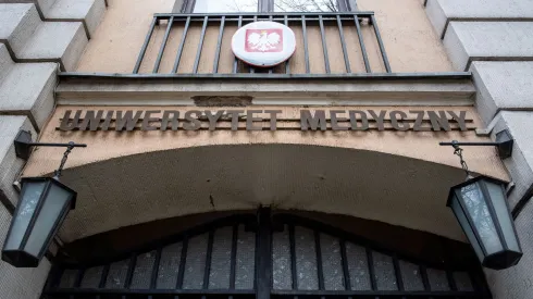 08.03.2021. Rektorat Uniwersytetu Medycznego w Łodzi. PAP/Grzegorz Michałowski