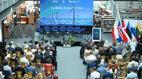 Gdańsk, 29.06.2026. Uczestnicy I Bałtyckiego Forum Rektorów w Gdańsku. PAP/Andrzej Jackowski