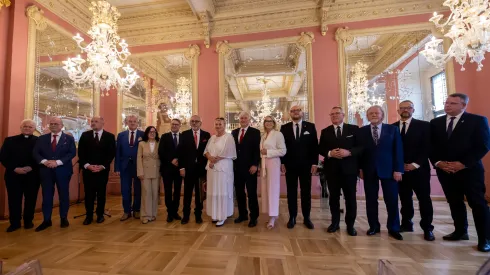 24.07.2026. Uczestnicy inauguracji działalności Międzynarodowego Instytutu Chemii Analitycznej Polskiej Akademii Nauk w Toruniu. PAP/Agnieszka Bielecka