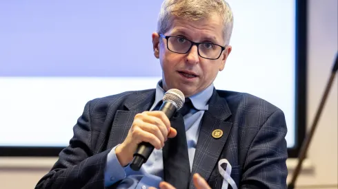 01.02.2024. Na zdjęciu profesor Piotr Rutkowski. PAP/Marek Gorczyński