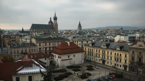 28.11.2025. Widok na Kraków. PAP/Łukasz Gągulski