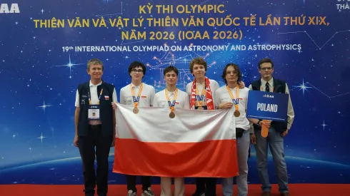 Reprezentacja Polski na 19. Międzynarodowej Olimpiadzie z Astronomii i Astrofizyki w Wietnamie. Źródło: IOAA