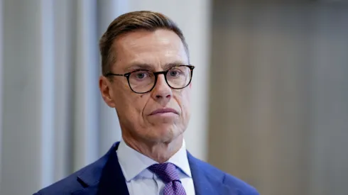 Prezydent Finlandii Alexander Stubb. 08.10.2026. EPA/OLE BERG-RUSTEN