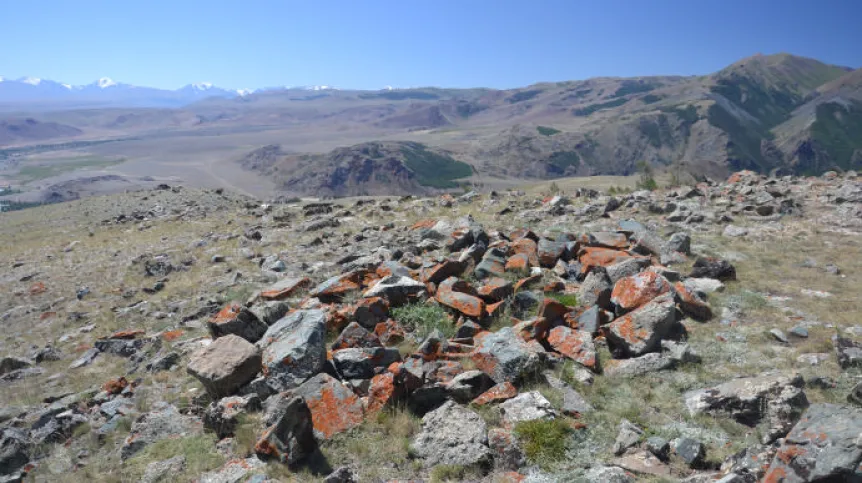 Kurhany w dolinie górnej Czui. Fot. Ł. Oleszczak
