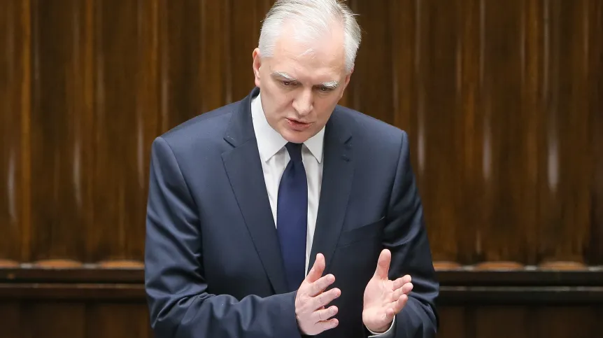 Wicepremier, minister nauki i szkolnictwa wyższego Jarosław Gowin, podczas posiedzenia Sejmu. Fot. PAP/Paweł Supernak 11.05.2016