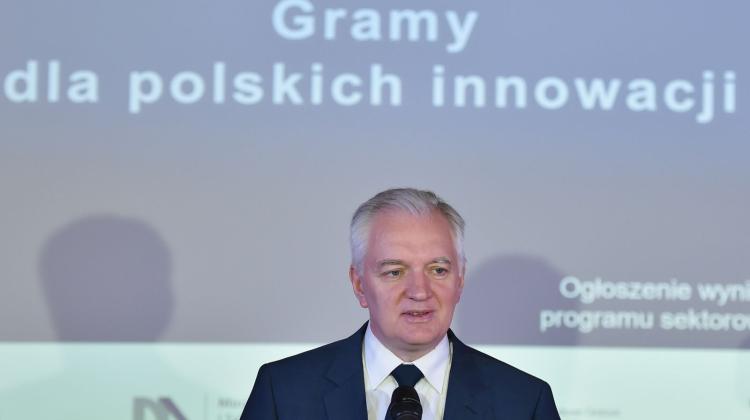 Wicepremier, minister nauki i szkolnictwa wyższego Jarosław Gowin. Fot. PAP/Jacek 04.10.2017