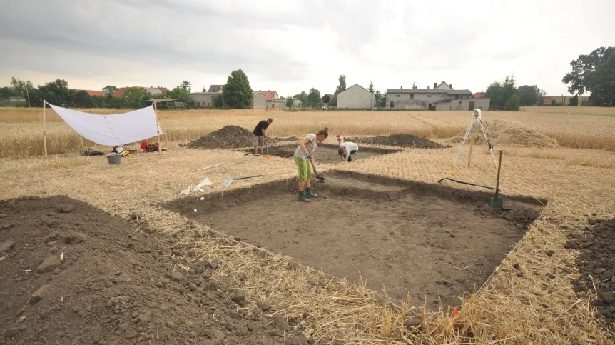 Wykopaliska w Starogrodzie. Fot. B. Wasik