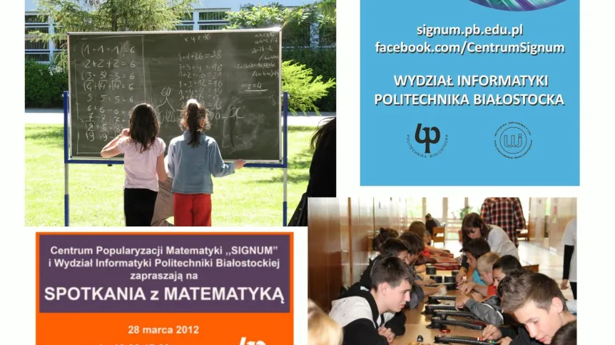 Źródło: Centrum Popularyzacji Matematyki SIGNUM