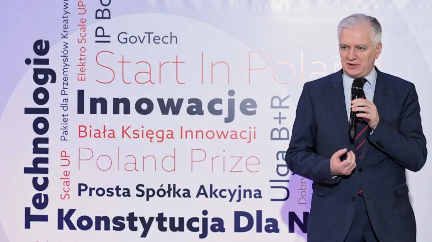 Wicepremier, minister nauki i szkolnictwa wyższego Jarosław Gowin. Fot. PAP/Radek Pietruszka  26.02.2019