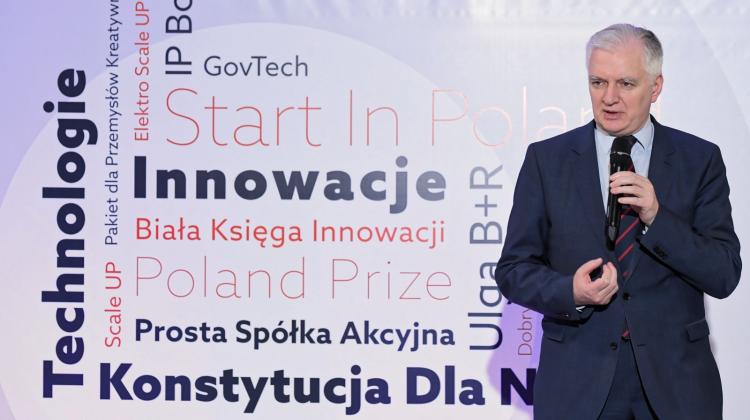 Wicepremier, minister nauki i szkolnictwa wyższego Jarosław Gowin. Fot. PAP/Radek Pietruszka  26.02.2019