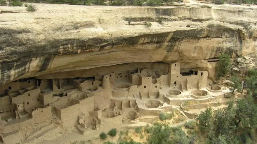 Cliff Palace z Parku Narodowego Mesa Verde w Kolorado, największe klifowe osiedle Indian Pueblo z XIII wieku n.e., fot. R. Palonka

