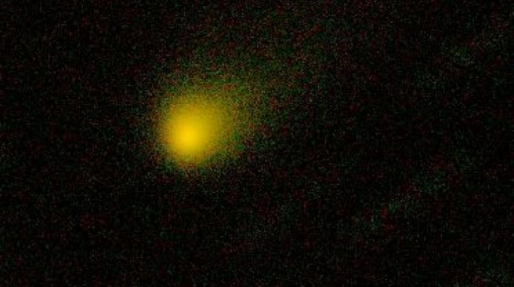 2I/Borisov comet (marked in yellow) from another planetary system, described by Polish researchers, is now passing through the Solar System. The Polish-Dutch team managed to describe it. Source: Piotr Guzik et al.