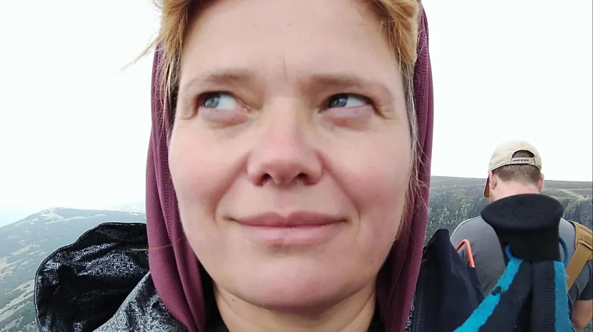 Na zdjęciu Marta Wrzosek. Fot archiwum własne